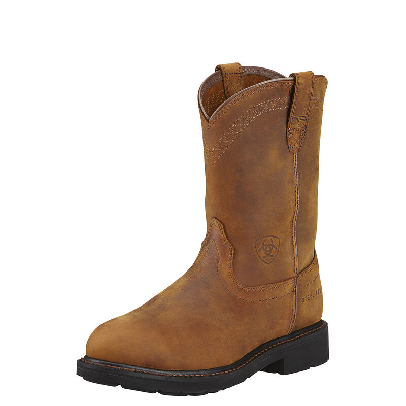 Sierra Steel Toe Work Boot 3-4 Front