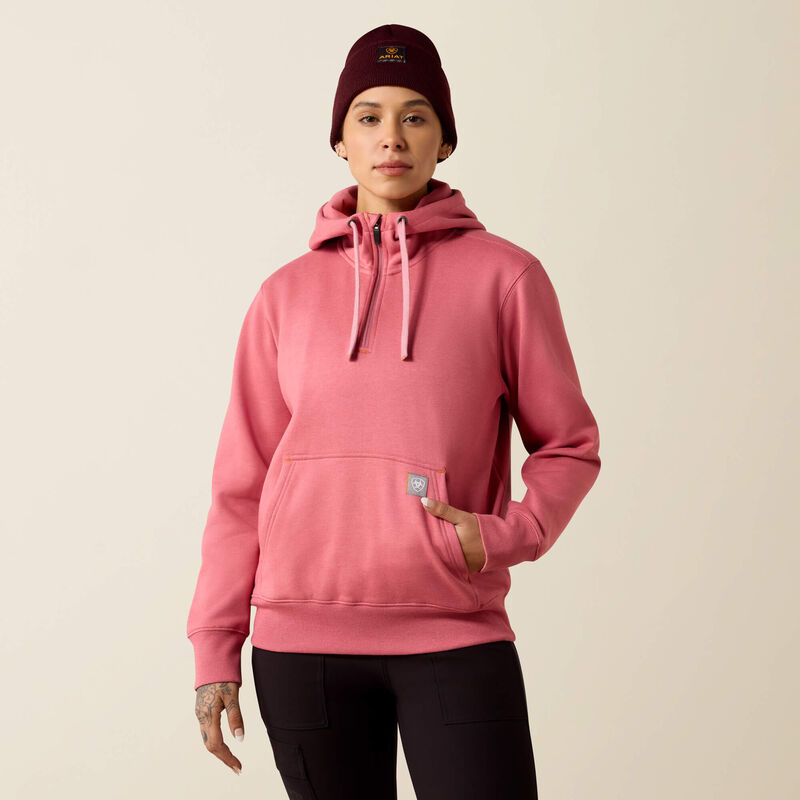 Rebar Skill Set 1/2 Zip Hoodie Front