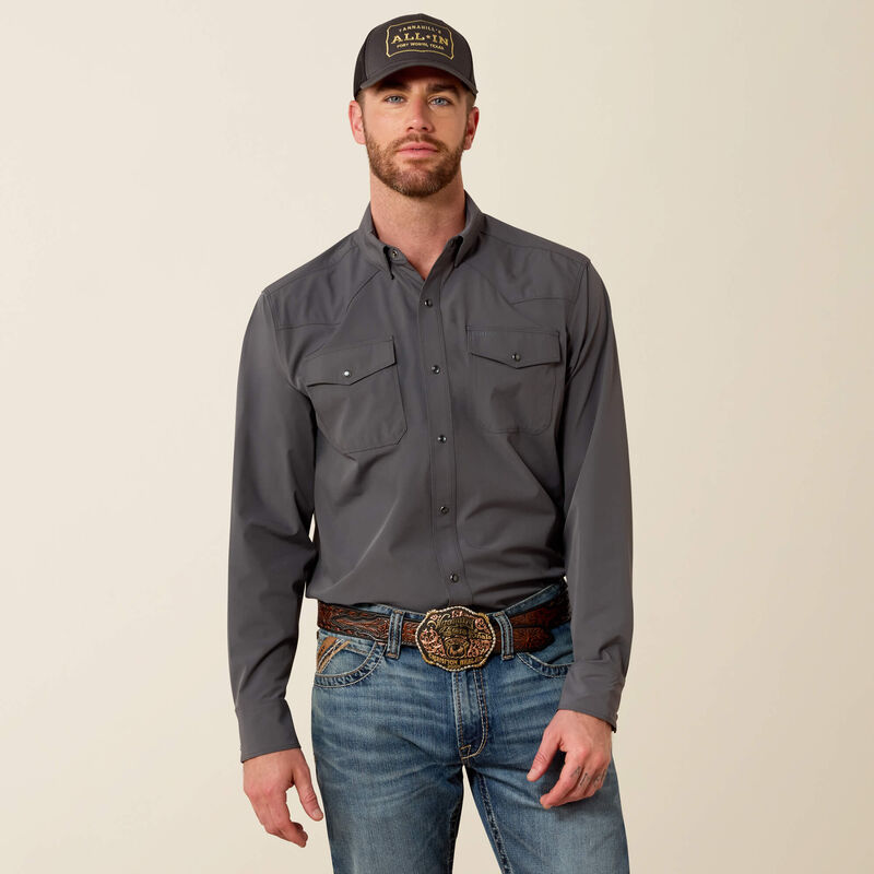 FrontierTough VentTEK Western Classic Fit Snap Shirt Front