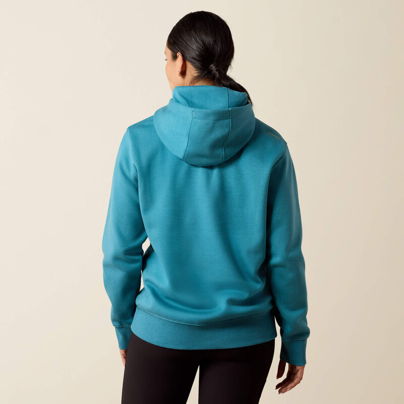Rebar Skill Set 1/2 Zip Hoodie Back