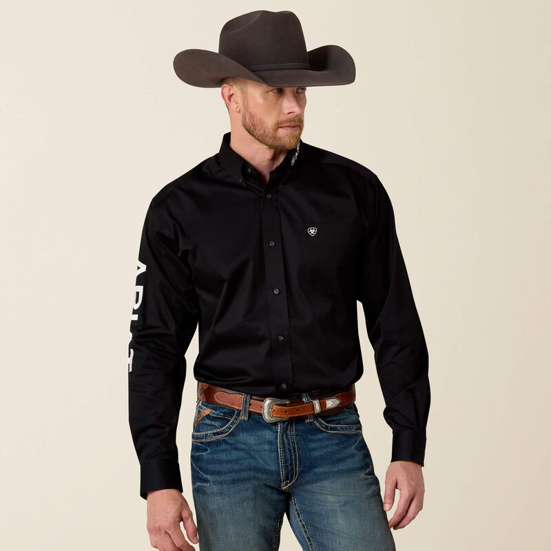Team Logo Twill Classic Fit Shirt Front