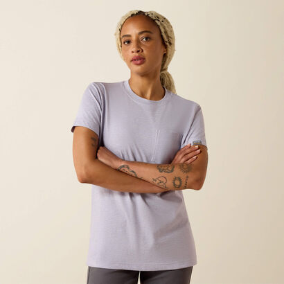 Rebar Cotton Strong Space Dyed T-Shirt Front