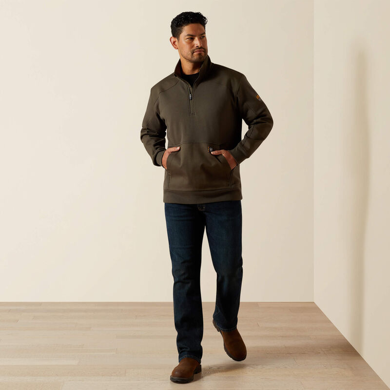 Rebar Workman Duracanvas 1/4 Zip Sweatshirt Full