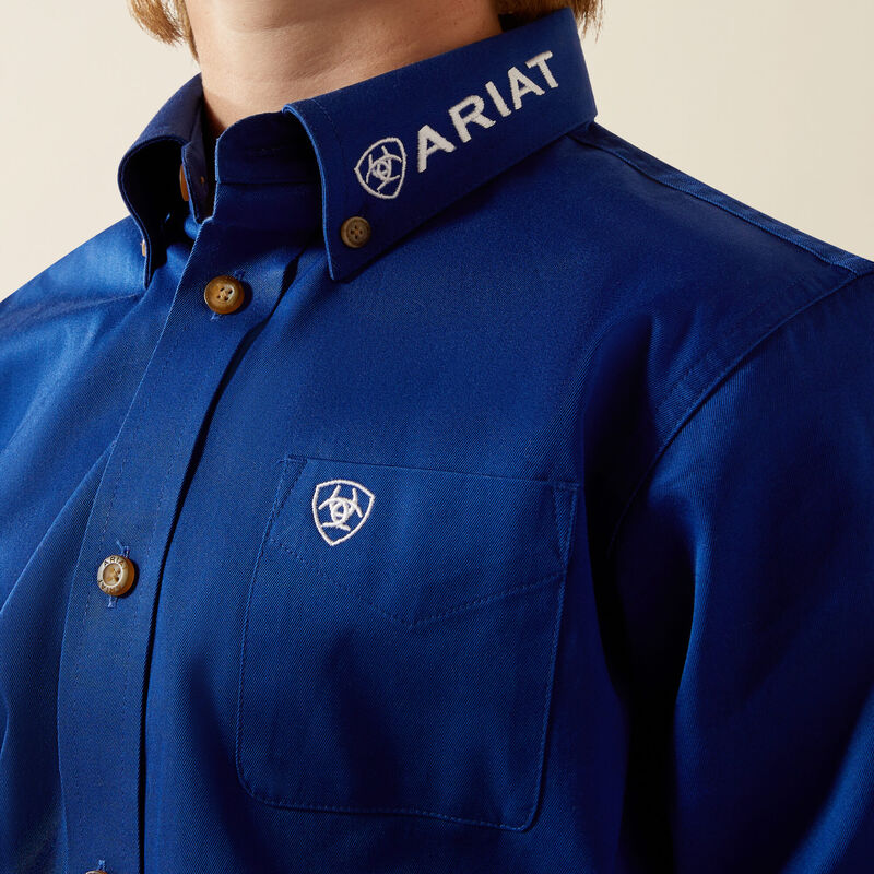 Team Logo Twill Classic Fit Shirt 01