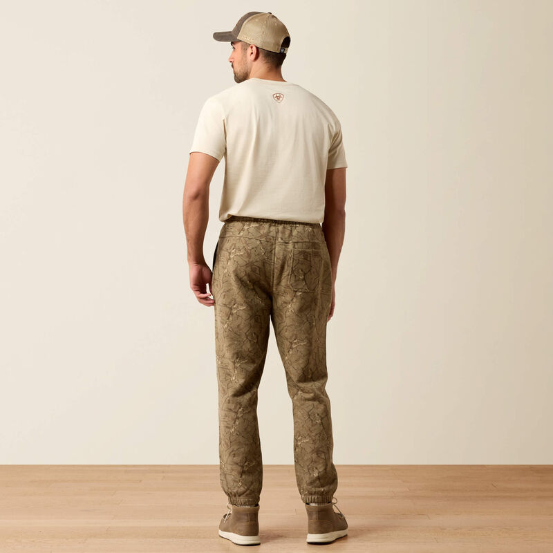 ToughStock Washed Heavyweight Fleece Joggers Back