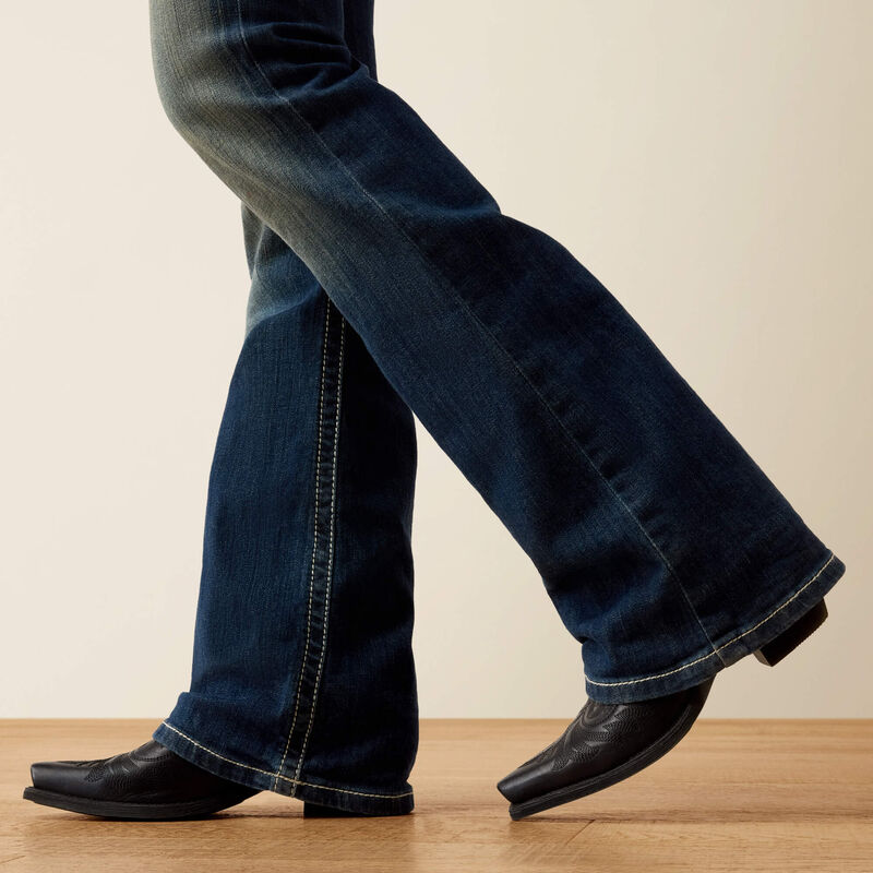 R.E.A.L. Mid Rise Stretch Entwined Boot Cut Jean 03