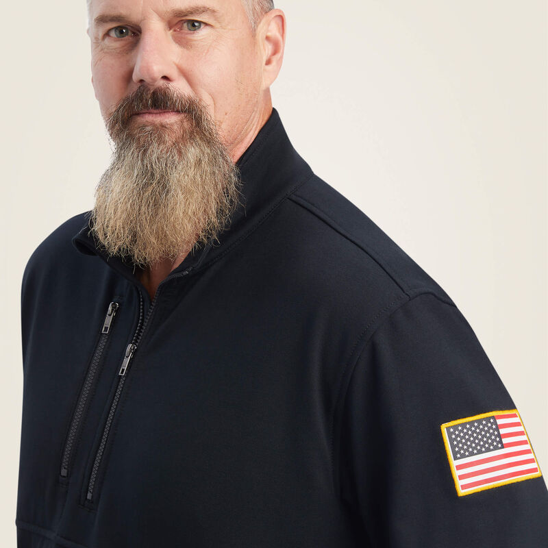 FR Durastrech Fleece 1/2 Zip Job Shirt 01