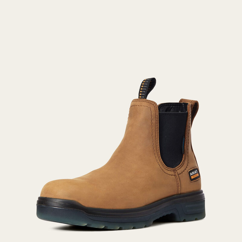Turbo Chelsea Waterproof Work Boot 3-4 Front