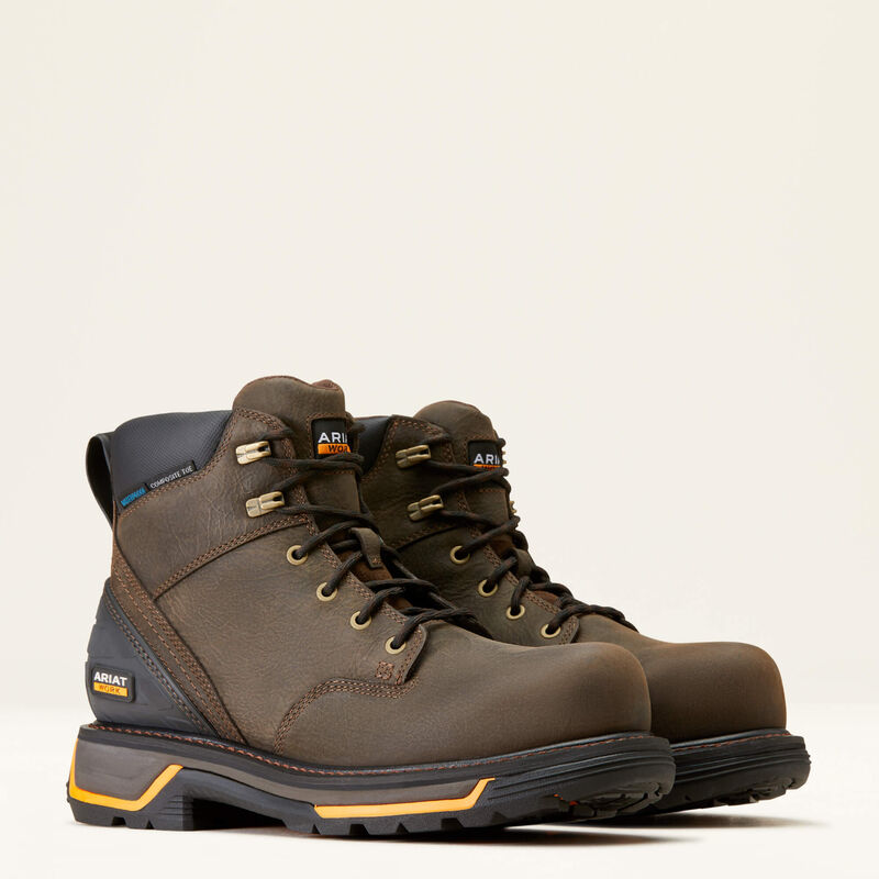 Big Rig 6" Waterproof Composite Toe Work Boot Pair