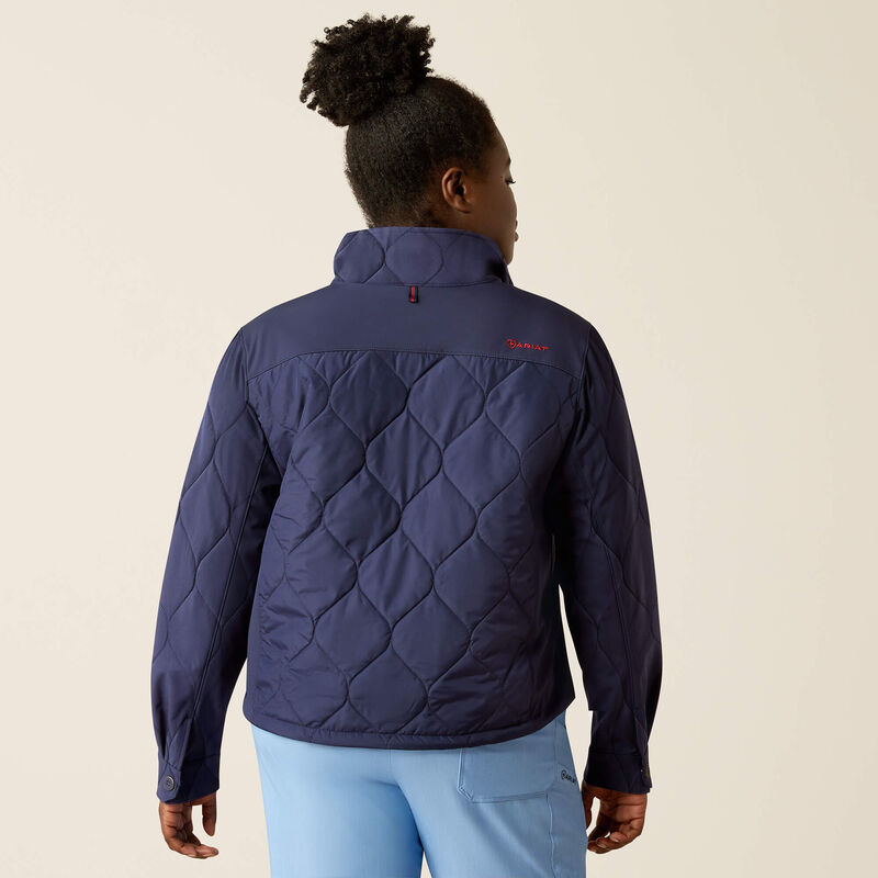 Ambroise Insulated Scrub Jacket Back Plus