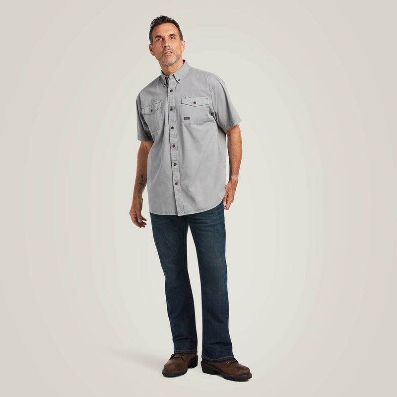 Rebar Washed Twill Work Shirt Image 3 of 3