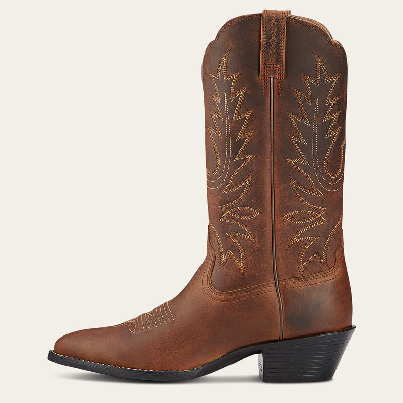 Heritage R Toe Western Boot Side