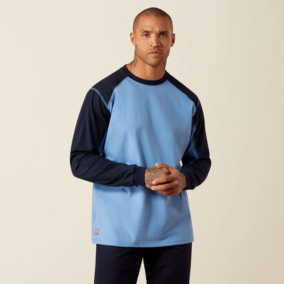 FR Colorblock Baseball Long Sleeve T-Shirt Front
