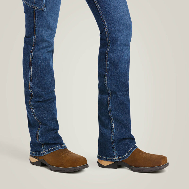 Rebar Work Flex Perfect Rise Riveter Boot Cut Jean 02