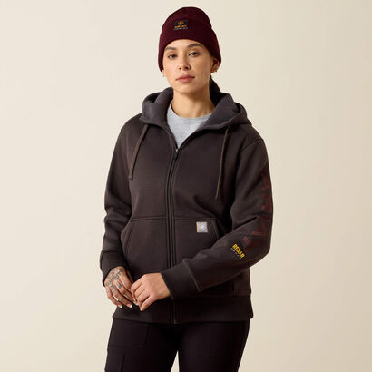 Rebar All-Weather Full Zip Hoodie Front