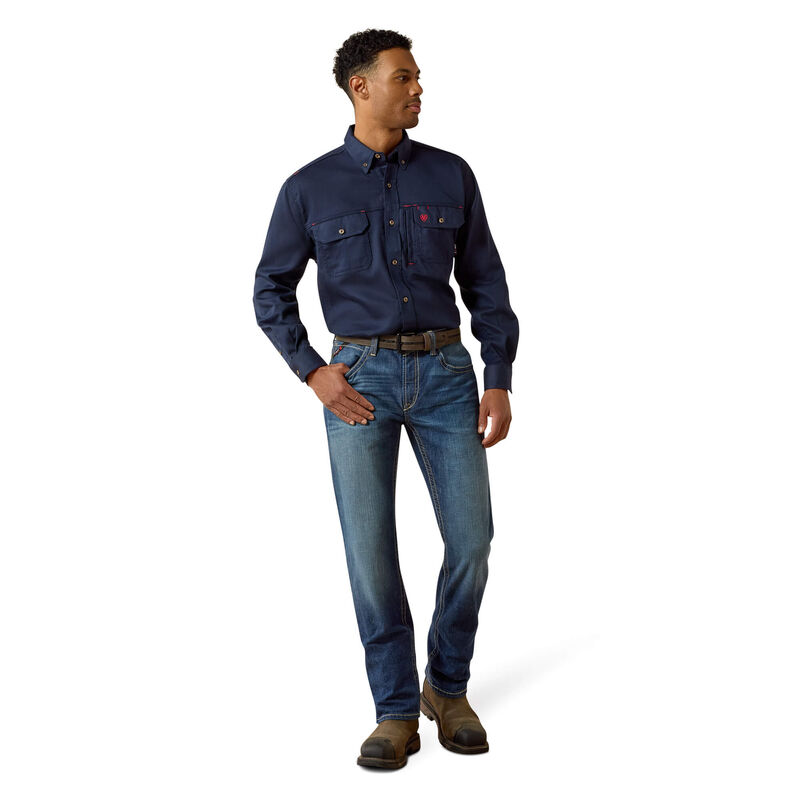 FR Solid Vent Work Shirt Full