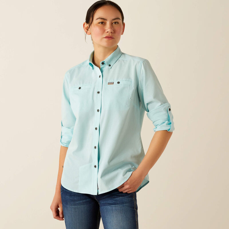 Rebar Made Tough 360 Airflow DuraStretch Work Shirt Front