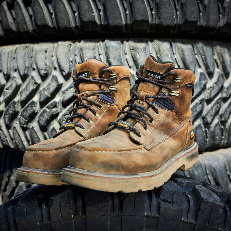 Rebar Lift 6" Waterproof Composite Toe Work Boot Lifestyle 02