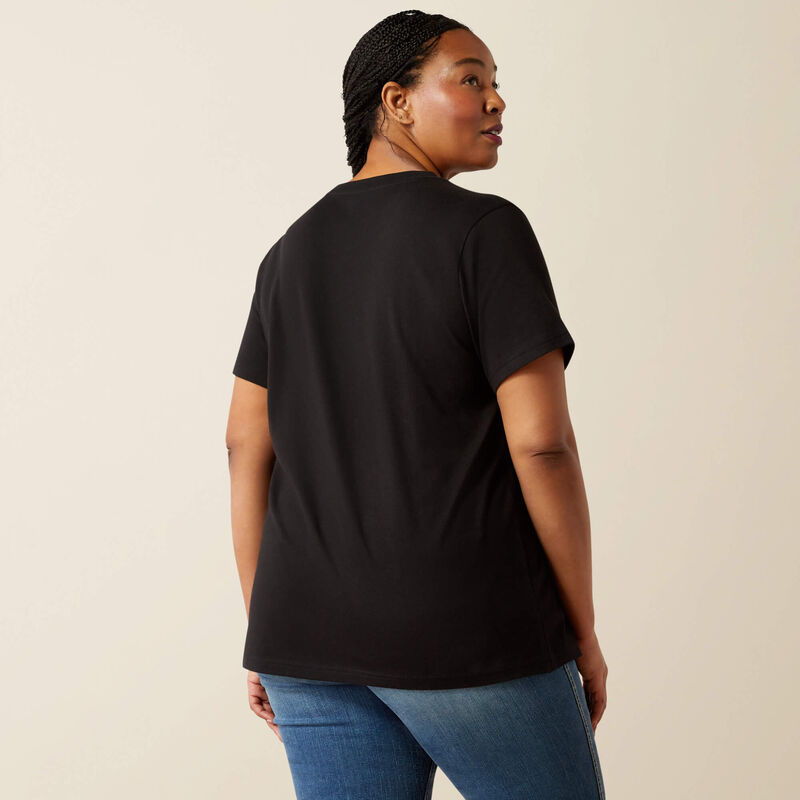 Rebar Cotton Strong Standard V-Neck T-Shirt Back Plus