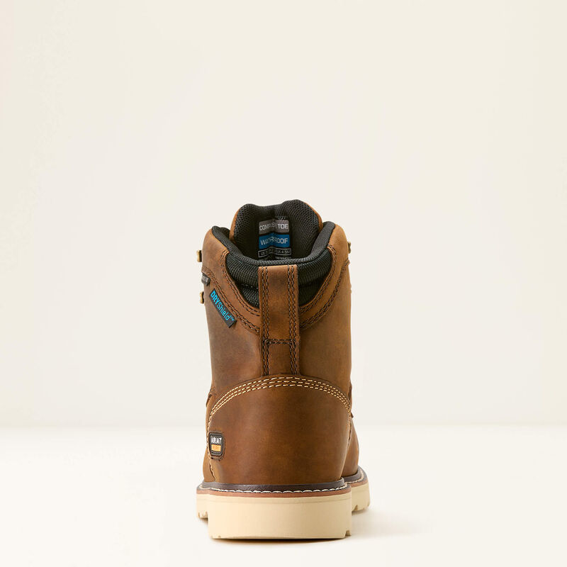 Rebar Lift Waterproof Composite Toe Work Boot Heel