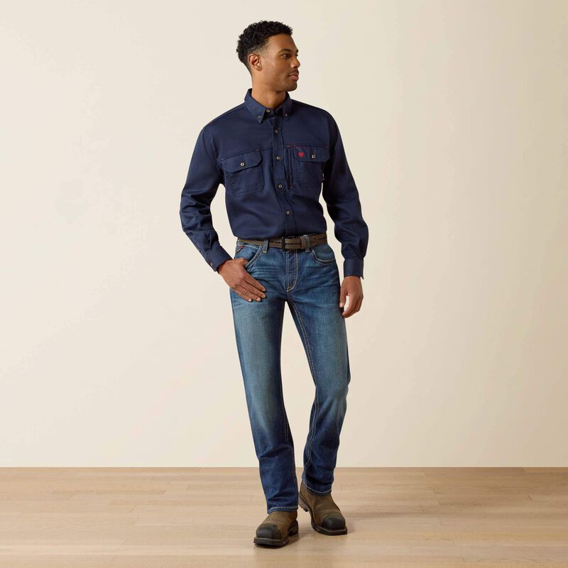 FR Solid Vent Work Shirt Full