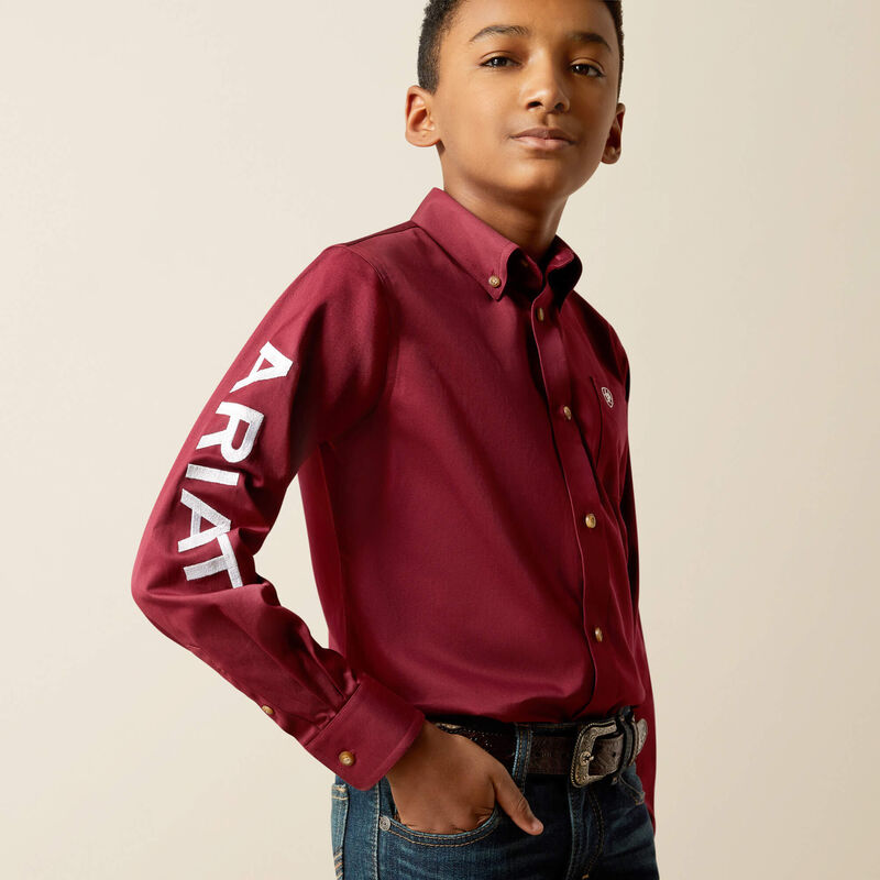 Team Logo Twill Classic Fit Shirt 02