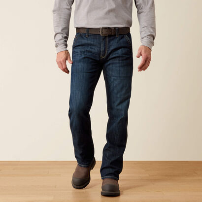 FR M5 Straight DuraLight Workhorse Stretch Straight Leg Jeans Front