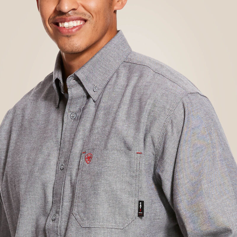 FR Solid Twill DuraStretch Work Shirt 01