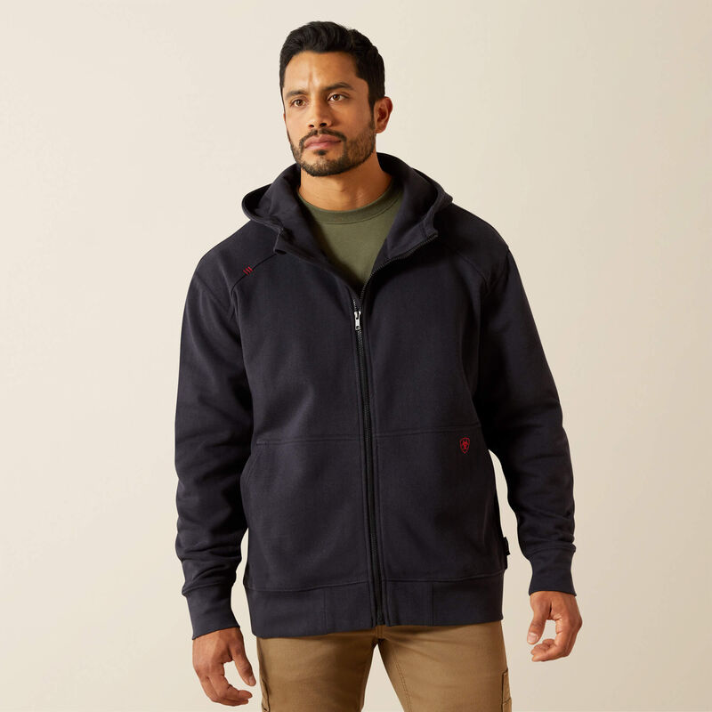 FR DuraStretch Heavyweight Fleece Full Zip Hoodie Front