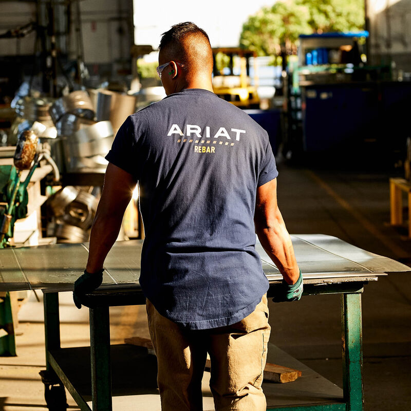 Rebar Cotton Strong Logo T-Shirt Lifestyle