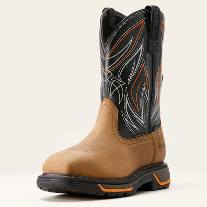 Big Rig BOA Waterproof Composite Toe Work Boot 3-4 Front