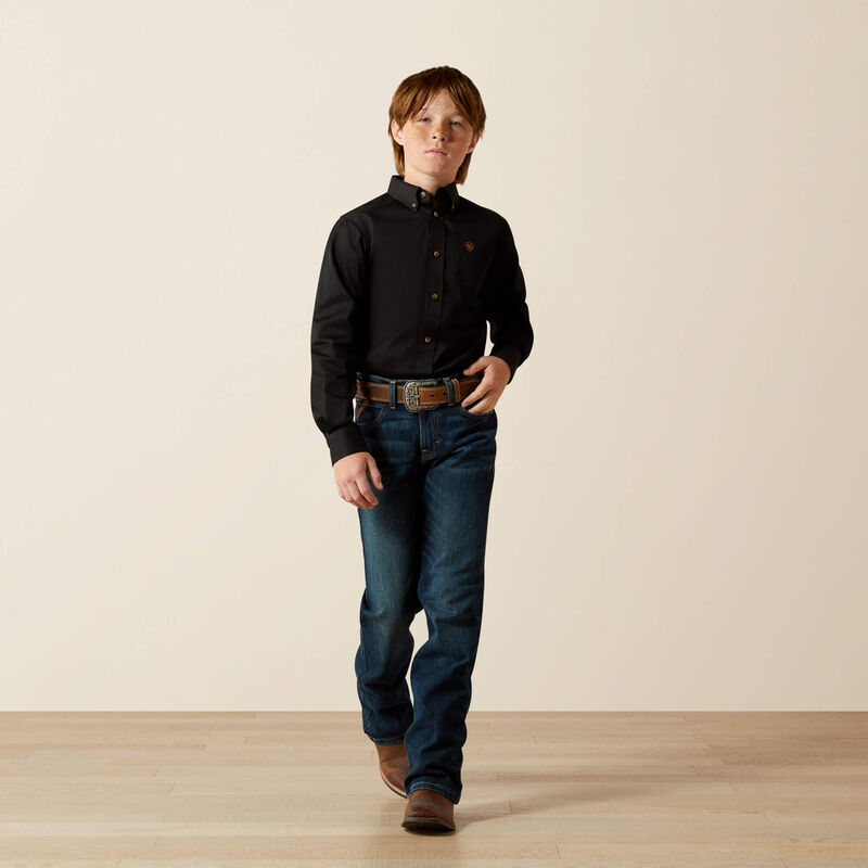 Solid Twill Classic Fit Shirt Full