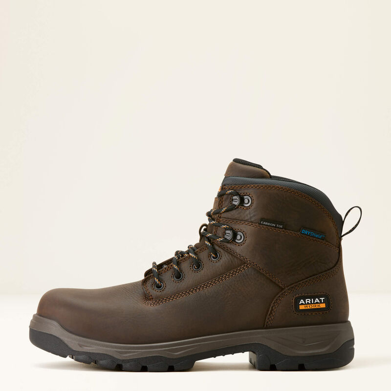 Turbo Duratread 6" Waterproof Carbon Toe Work Boot Side