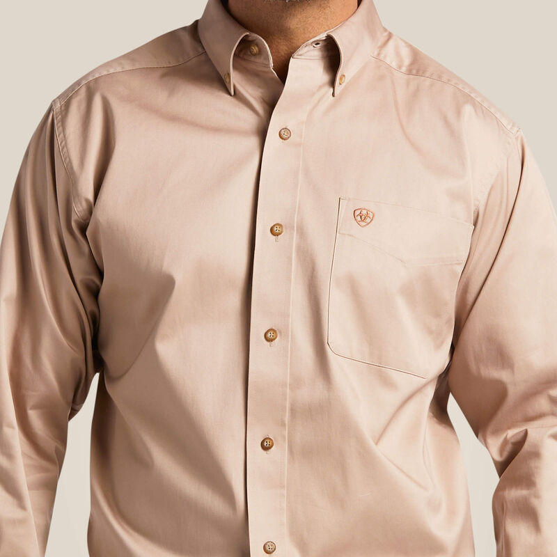 Solid Twill Classic Fit Shirt 03