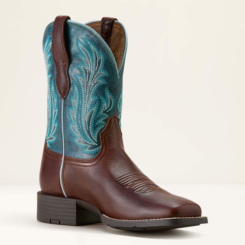 Round Up Filly Wide Square Toe Western Boot Medial