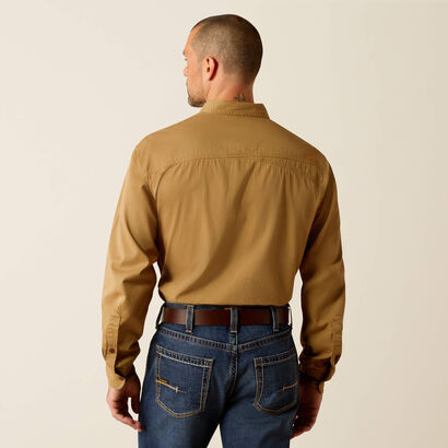 Rebar Washed Twill Work Shirt Back