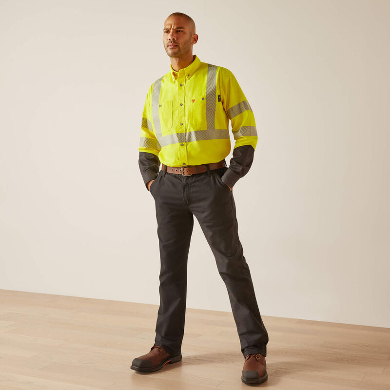 FR Hi-Vis Work Shirt Full