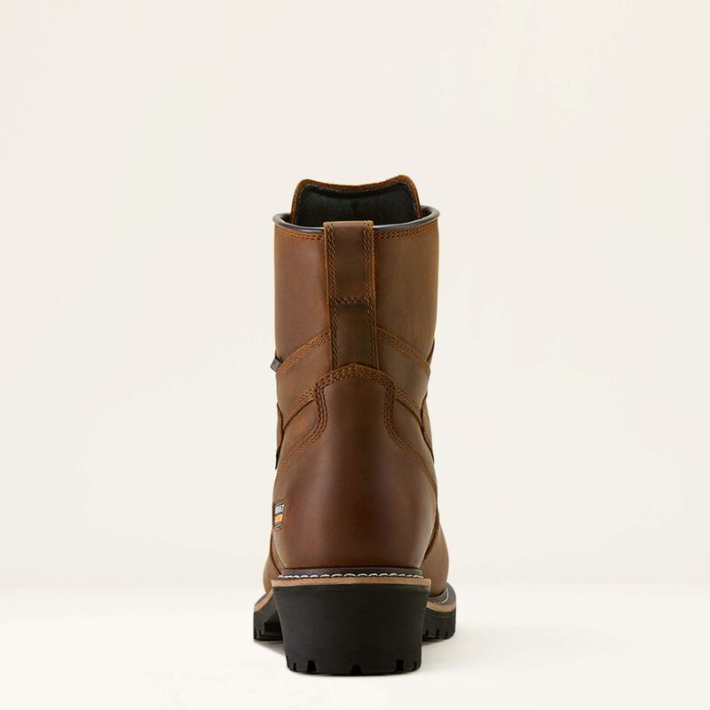 Logger Shock Shield Waterproof Insulated Composite Toe Work Boot Heel