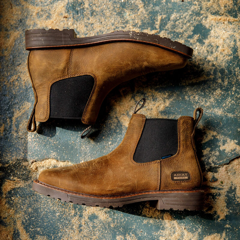 Activator Chelsea Waterproof Wide Square Toe Work Boot Lifestyle