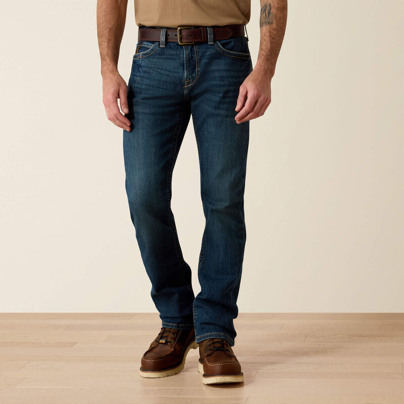 Rebar M7 DuraStretch Edge Stackable Straight Leg Jean Front