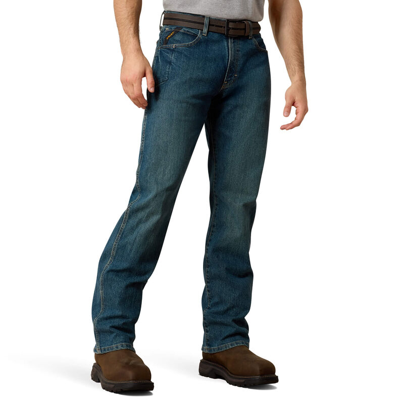 Rebar M4 Relaxed DuraStretch Basic Boot Cut Jean Front