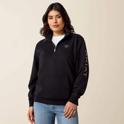 Foundation Logo 1/2 Zip Sweatshirt Front