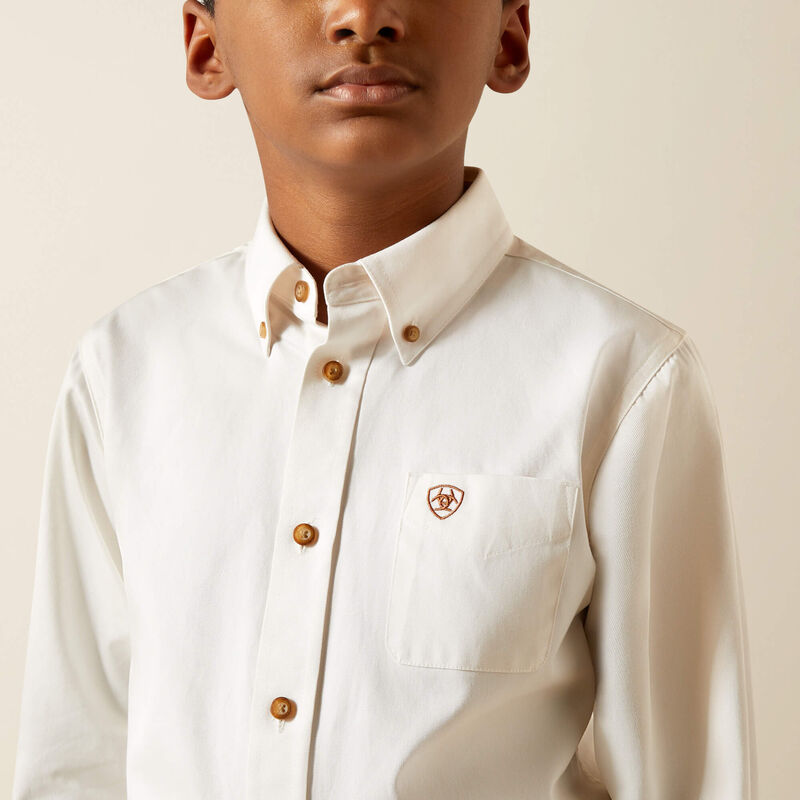 Solid Twill Classic Fit Shirt 01
