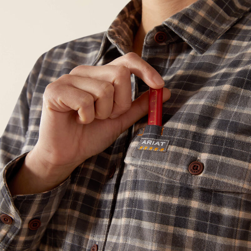 Rebar Flannel DuraStretch Work Shirt 01