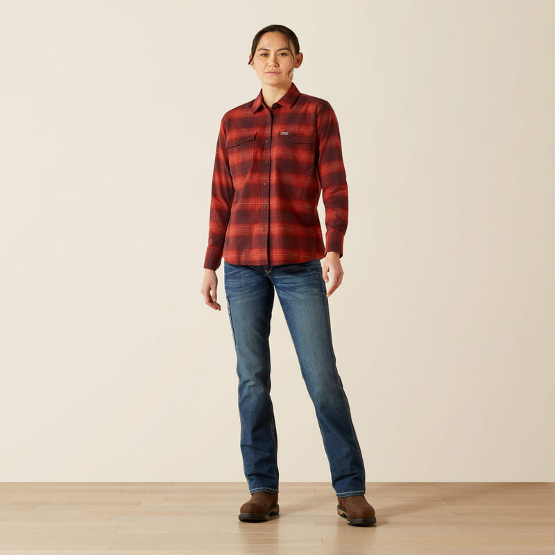 Rebar Flannel DuraStretch Work Shirt Full