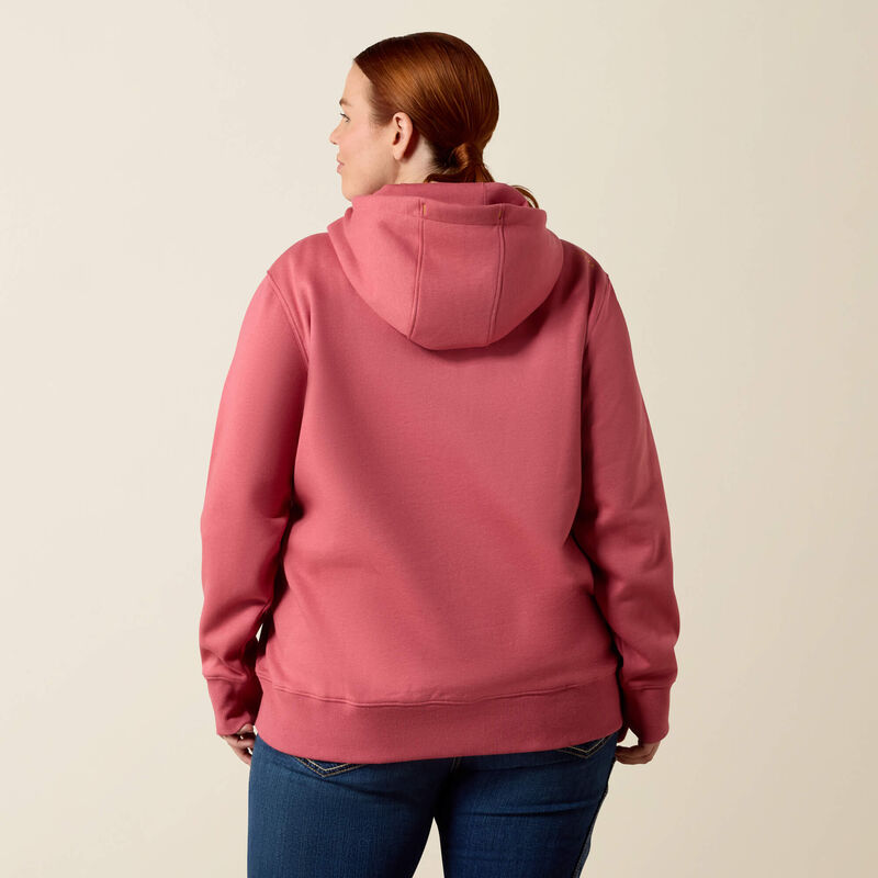 Rebar Skill Set 1/2 Zip Hoodie Back Plus