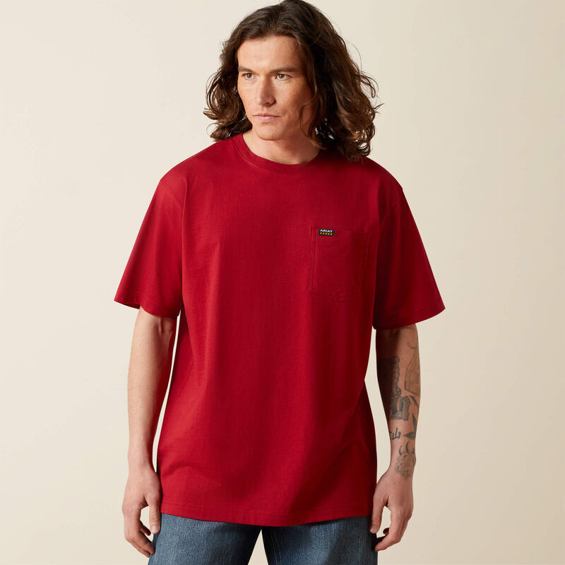 Rebar Cotton Strong Standard Pocket T-Shirt Front