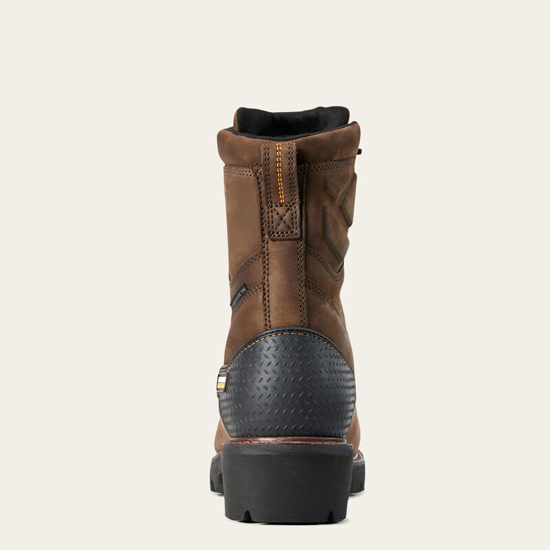 Powerline 8" Waterproof Composite Toe Work Boot Heel