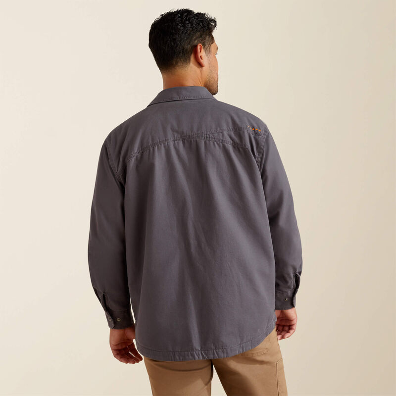 Rebar Canvas Shirt Jacket Back