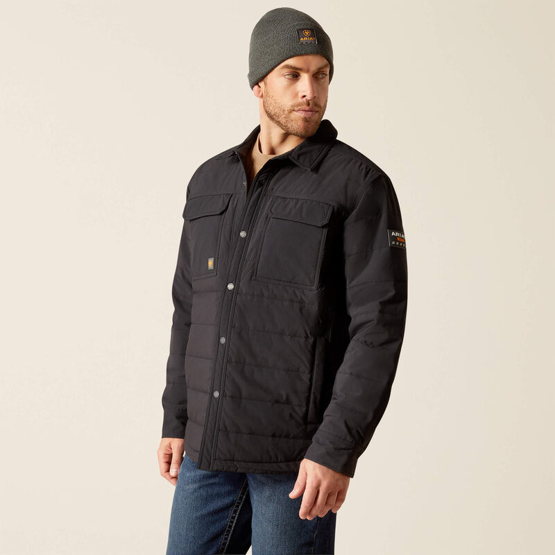 Rebar Cordura Ripstop Insulated Shirt Jacket Front